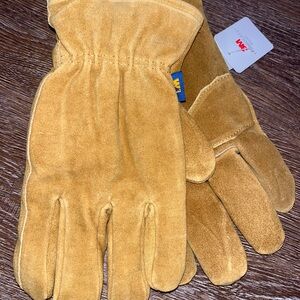 Tan Leather Work Gloves